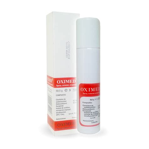 la ce se foloseste oximed spray|Oximed spray x 59.5 g MEBRA